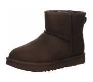 Ugg - Classic Mini Leather Chocolate - Femme - Taille : 8 US