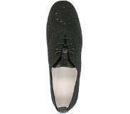 Cole Haan Basket Cole Haan Zerogrand Stitchlite Black Knit Leather Ivory-Taille 37