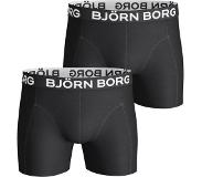 Björn Borg Boxer Björn Borg Men Core Solid Black Black (Lot de 2)-S