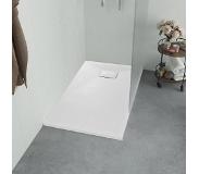 vidaXL Bac de douche SMC Blanc 90 x 90 cm