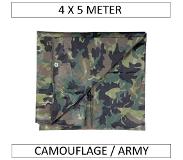 Benson Tarpaulin Camouflage - Army - 4 x 5 mètres - 20 m²