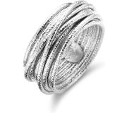 Casa Jewelry Bague Wrap Satin en argent