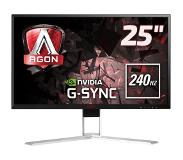 AOC AGON 1 AG251FG écran plat de PC 62,2 cm (24.5") 1920 x 1080 pixels Full HD LED Noir, Rouge