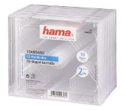 Hama Cd Double Jewel Case, Pack Of 10