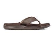 Teva Tongs Men Voya Flip Leather Chocolate Brown-Taille 45,5