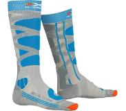 X-socks Chaussettes de Ski X-Socks Women Ski Control 4.0 W Grey Turquoise-Taille 39 - 40
