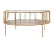 Riverdale Table Basse Riverdale Rocco Or 80 cm