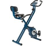 Capital Sports Azura M3 Vélo d'appartement, charge 100 kg max, pulsomètre - bleu