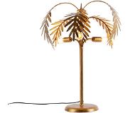 QAZQA Lampe de table Art Déco dorée à 3 lumières - Botanica