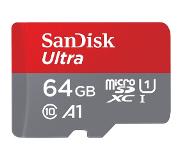 SanDisk MicroSDXC Ultra 64 Go 120 Mo/s CL10 A1 UHS-1 + Adaptateur SD
