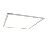QAZQA Plafonnier moderne blanc 62 cm avec LED - Liv