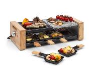 Klarstein Chateaubriand Nuovo Appareil à raclette pour 8 grill 1200W pierre & in