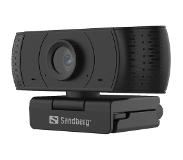 Sandberg Webcam USB Office 1080p HD Noir