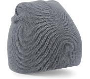 Beechfield Pack 50 Bonnet homme Beanie original Pull-On Graphite Grey - Beechfield B44 - Taille One Size