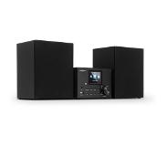 OneConcept Streamo Chaîne stéréo radio Internet DAB+ FM lecteur CD BT noire