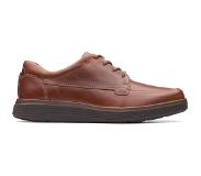 Clarks Chaussures à Lacets Clarks Men Un Abode Ease Dark Tan Leather-Taille 43