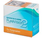 Bausch & Lomb Bausch + Lomb PureVision 2 HD for Astigmatism 6 pièces (0.75 pwr, Cyl. -0.75, Axe 180)
