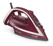 Tefal Ultimate Pure FV6820E0 fer à repasser Fer à vapeur 2800 W Rouge, Argent