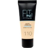 Maybelline Fit Me Matte & Poreless Foundation 110 Porcelain 30ml