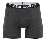 Icebreaker - Vêtements randonnée et alpinisme - Mens Anatomica Boxers Jet Heather pour Homme, en Nylon - Gris