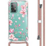 IMoshion Coque Design avec cordon Galaxy A52(s) (5G/4G) - Fleur - Rose