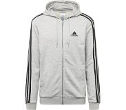 Adidas Essentials French Terry 3-Stripes Full-Zip Hoodie | S