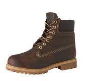 Timberland 6 inch" Premium Mens Brown Burnished Full Grai-Taille 46