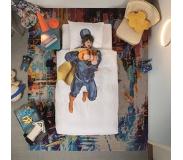 Snurk Parure de Lit SNURK Superhero Blue Percale-200 x 200 cm