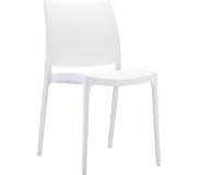Alterego Chaise design 'ENZO' blanche