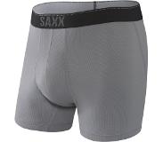 Saxx - Quest Boxer Brief Fly M Dark Charcoal II - Vêtements trail