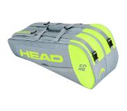 Head Sac de Tennis HEAD Core 6R Combi Grey Neon Yellow