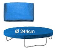 Monzana Housse de trampoline bleu Ø244cm