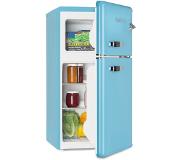 Klarstein Irene combiné réfrigérateur-congélateur 85 litres design rétro