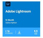 Adobe Lightroom CC - 1 To de Stockage en Cloud - 1 Utilisateur - 1 An - (Windows/Mac) - NL/EN/FR/DE *Télécharger*