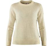 Fjällräven - Pulls femme - Övik Nordic Sweater W Chalk White pour Femme, en Laine - Beige