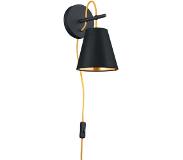 TRIO Applique moderne noir avec or - Andries