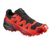 Salomon - Chaussures de trail - Spikecross 5 Gtx Bk/Rd/Rd Dahlia pour Homme - Rouge