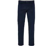Selected Homme Chino Slhstraight-stroke 196 Cord Pa Bleu foncé Homme | Pointure 34/32