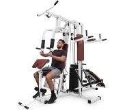 Klarfit Ultimate Gym 9000 Station de musculation multifonction acier QR blanc
