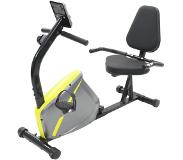 vidaXL Vélo d'appartement magnétique couché avec mesure du pouls