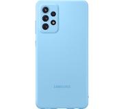 Samsung Galaxy A72 Back Cover Silicone Bleu