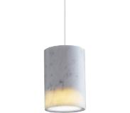Terence Woodgate Solid Suspension Cylindre Marbre Carrara - Terence Woodgate
