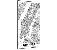 Klarstein Radiateur infrarouge intelligent Wonderwall Air Art plan de New York 60x120 cm 700 W