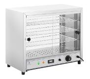 Royal Catering Vitrine chauffante - 54 cm - Royal Catering - 1 000 W - 3 grilles
