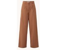 NA-KD Pantalon taille haute coupe large avec plis et poches latérales