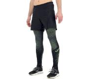 UYN - Man Running Exceleration Shorts 2In1 Black/Cloud - Homme - Taille : L