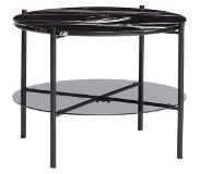 Hubsch Table basse en marbre noir