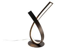 Paul Neuhaus Lampe de table design noire avec LED et variateur - Belinda