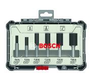 Bosch 2607017465 - Set 6 pièces fraises droit 6mm