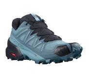 Salomon - Chaussures de trail - Speedcross 5 W Bluestone/Night Sky/Delphinium Blue pour Femme - Bleu